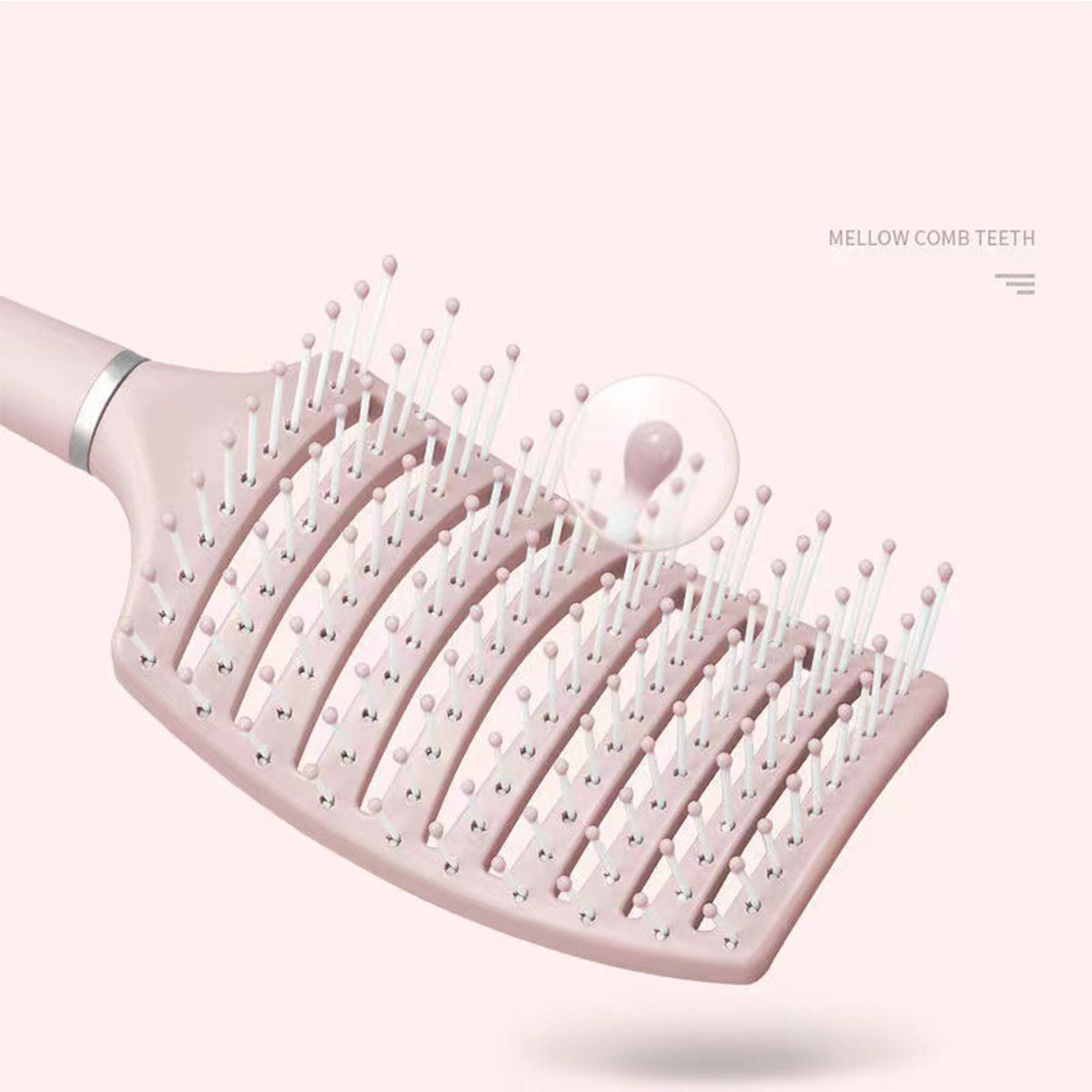 9-Row Anti-Static Heat Resistant Hair Brush