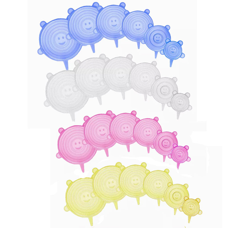 Silicone Stretch Lids (6/12pcs)