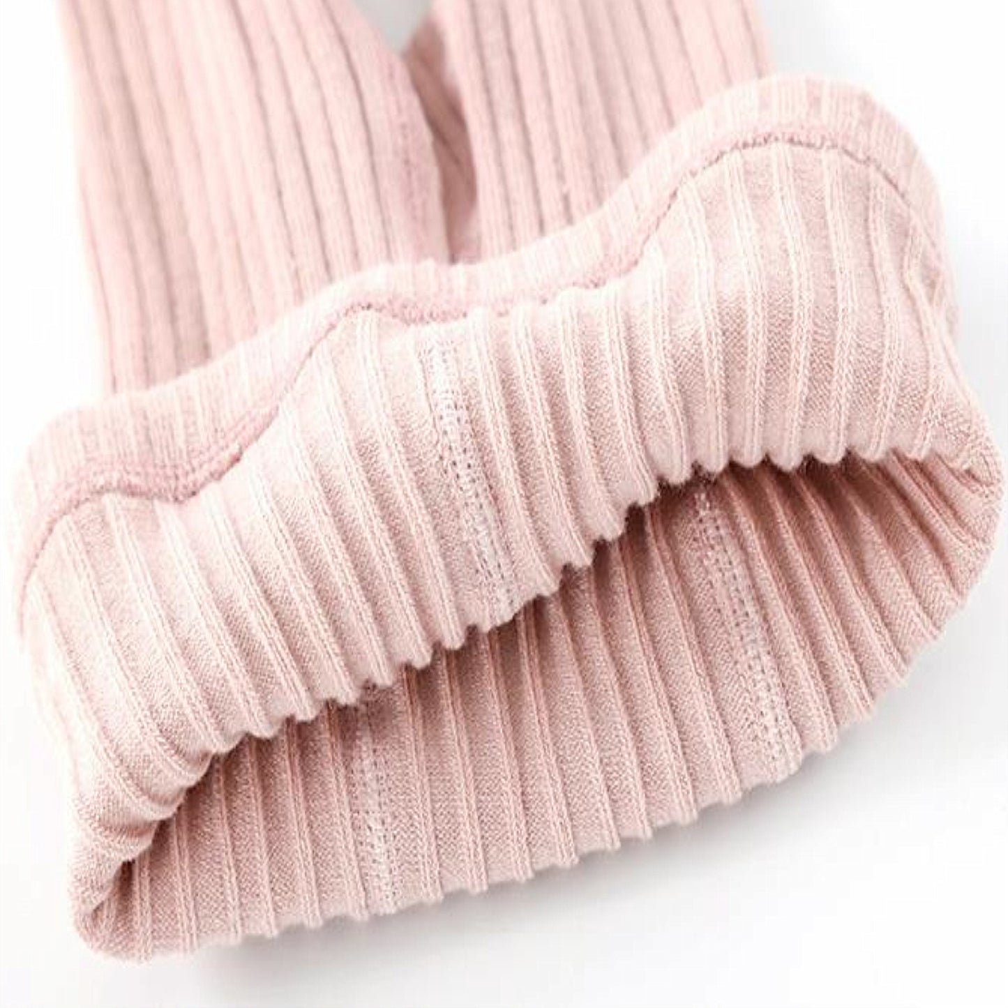 Seamless Cable Knit Tights with Bow for Baby Girls