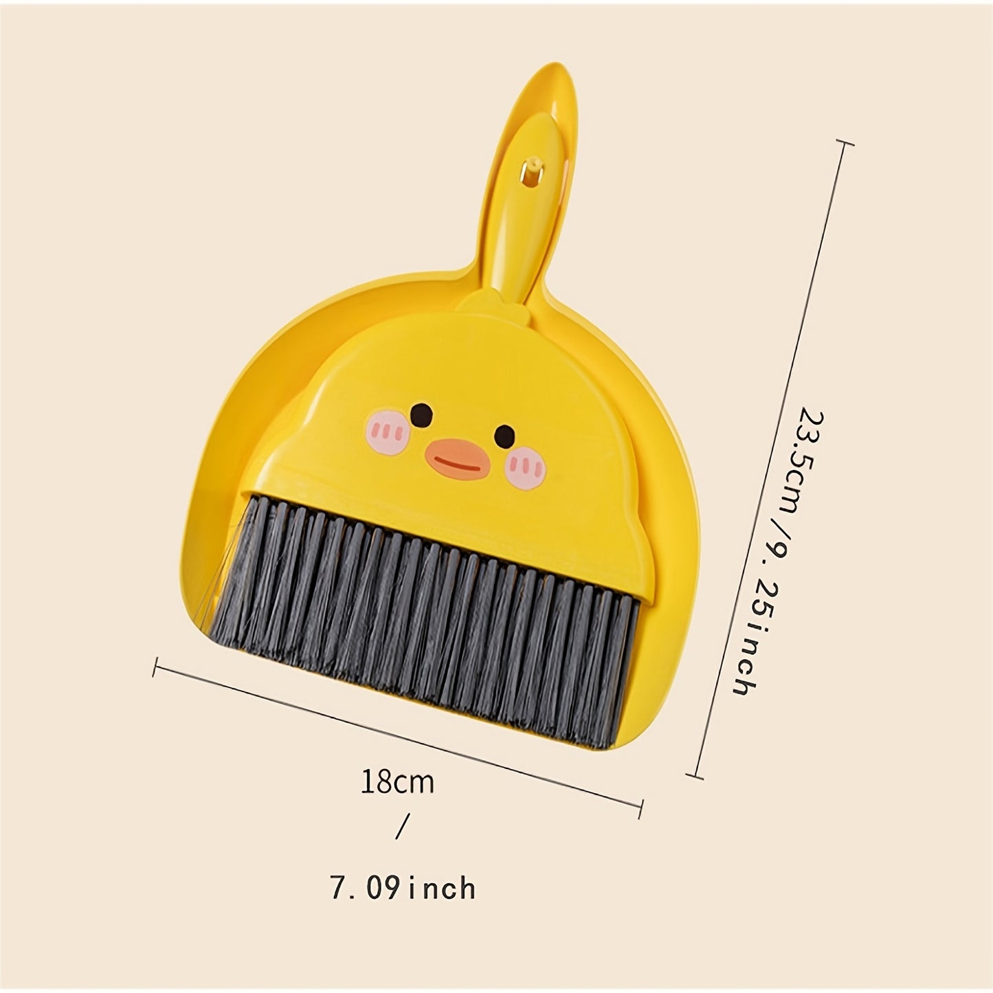 Small Yellow Duck Mini Desk Sweeper Set