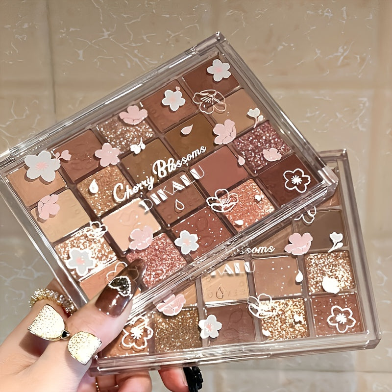 Milk Tea Earth Red-brown Eyeshadow Palette - 20 Colors for Makeup Beginners