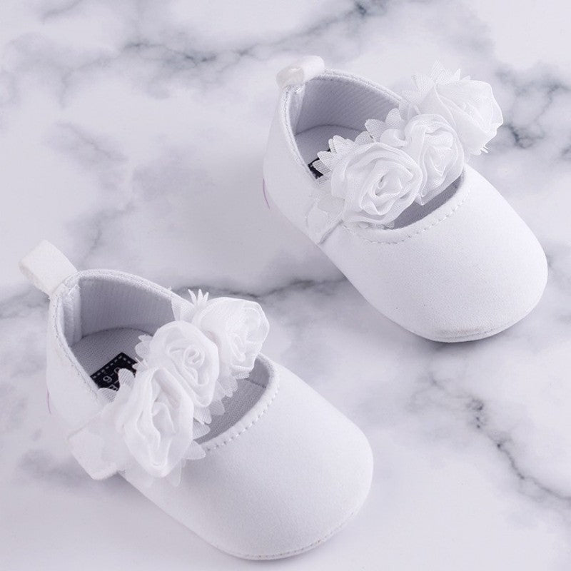 Flower Mary Jane Flats for Baby Girls