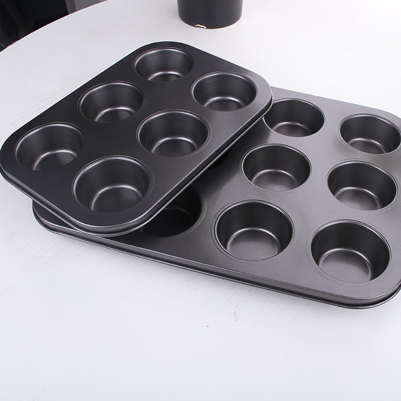 2 Piece Nonstick Muffin Baking Pan Set