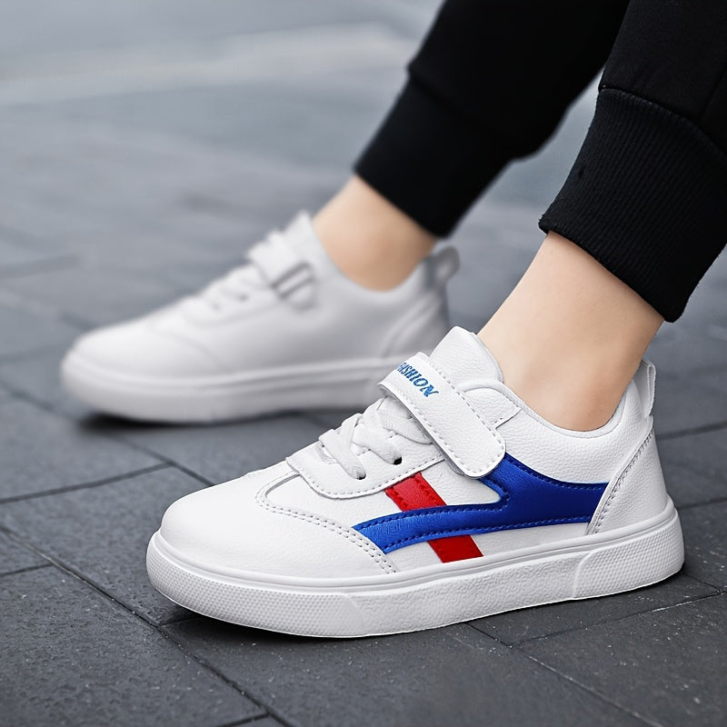 Boys' Casual Simple White Sneakers