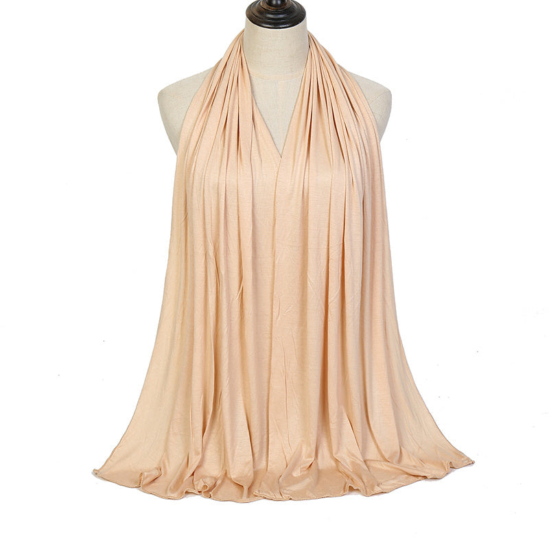 High Quality Stretchy Plain Maxi Scarf Shawl - Ideal for Hijab, Warm Wrap, Eid and Mother's Day Gifts