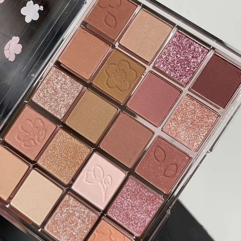 Milk Tea Earth Red-brown Eyeshadow Palette - 20 Colors for Makeup Beginners