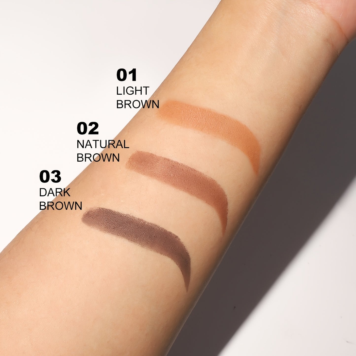 One-Step Eyebrow Stamp Stencils Kit: Powder Makeup for Perfect Brows