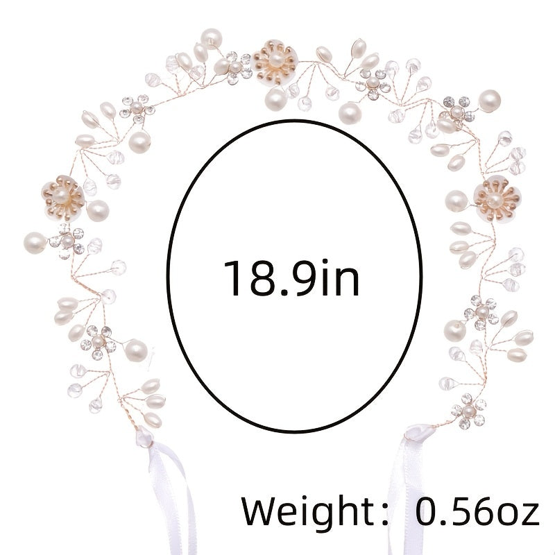 Crystal Pearl Bridal Headband