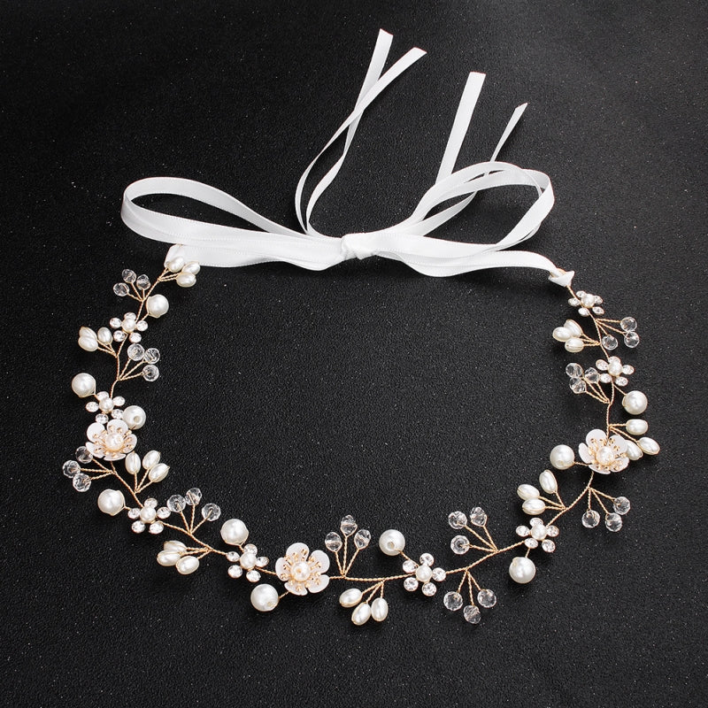 Crystal Pearl Bridal Headband