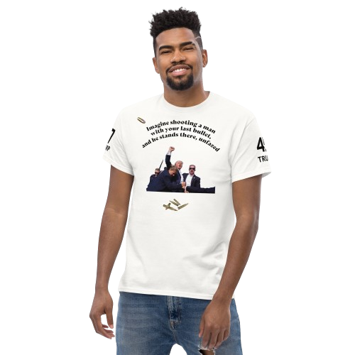 Trump T-shirt the 47th President on a Symbolic T-Shirt, Took 5 shots for this country