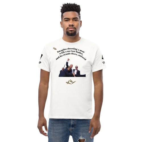 Trump T-shirt the 47th President on a Symbolic T-Shirt, Took 5 shots for this country