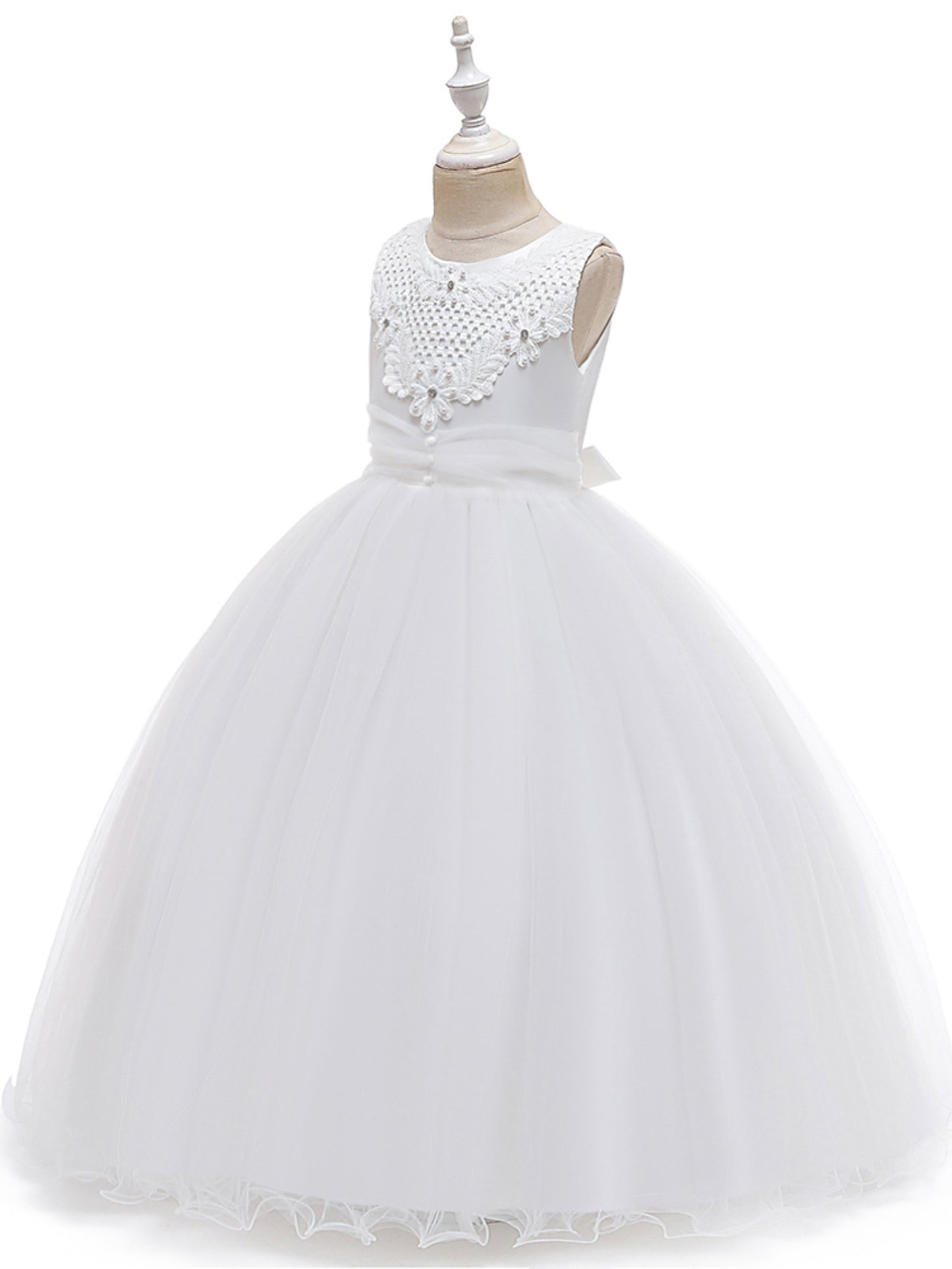 Girls Solid Princess Dress - A Perfect Choice for Holiday Celebrations and Parties