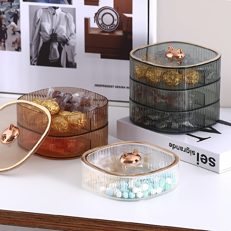 Dried Fruit Holder Tray with Cover