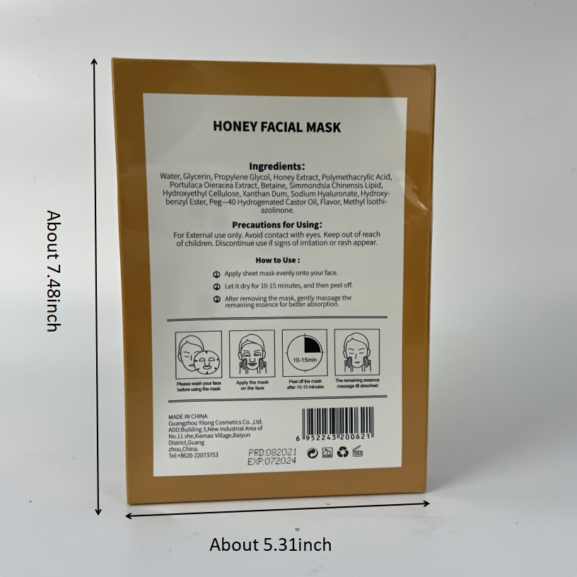 7-Piece Plant/Fruit Natural Extract Facial Mask Set
