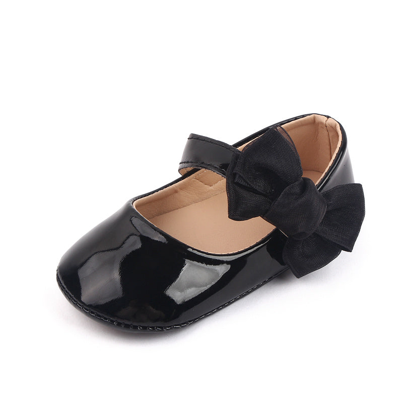 Infant Baby Girls Mary Jane Ballet Flats with Bow Decor
