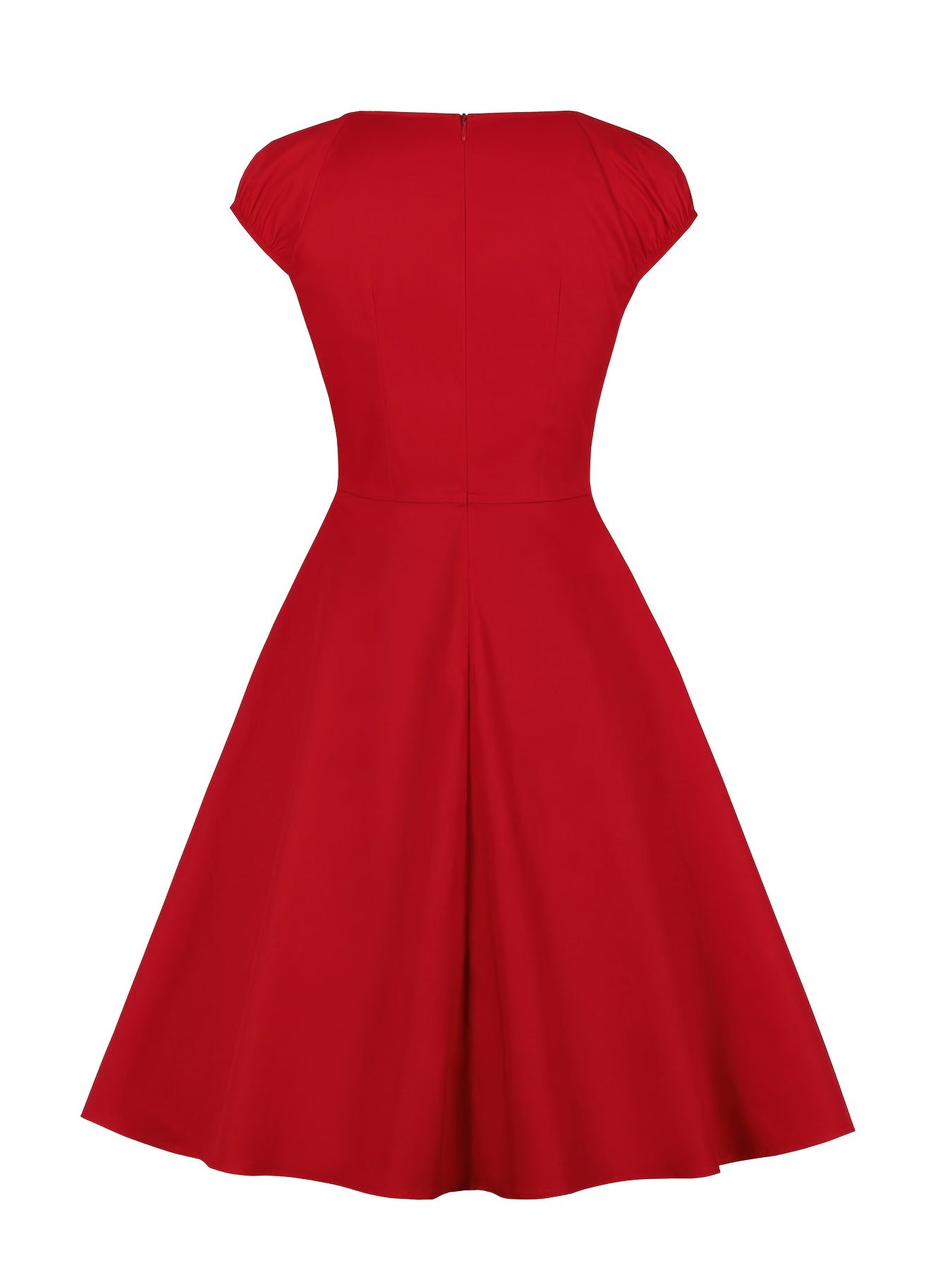 Women's Short Sleeve Party Swing Dress