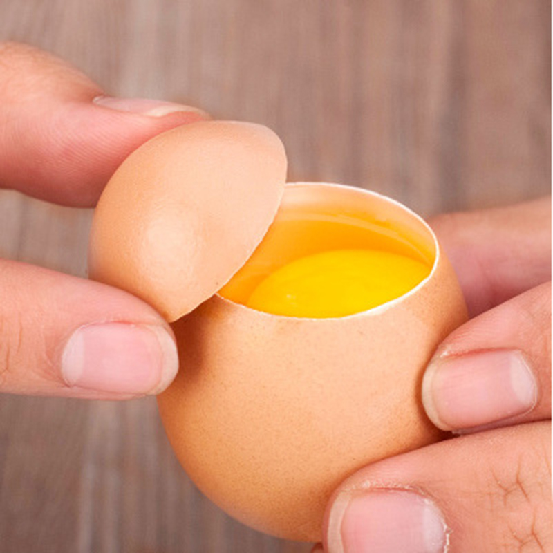 1pc Egg Cracker Topper, Stainless Steel Egg Opener, Eggshell Cutter, Kitchen Remover Tool For Raw/Soft Hard Boiled Egg