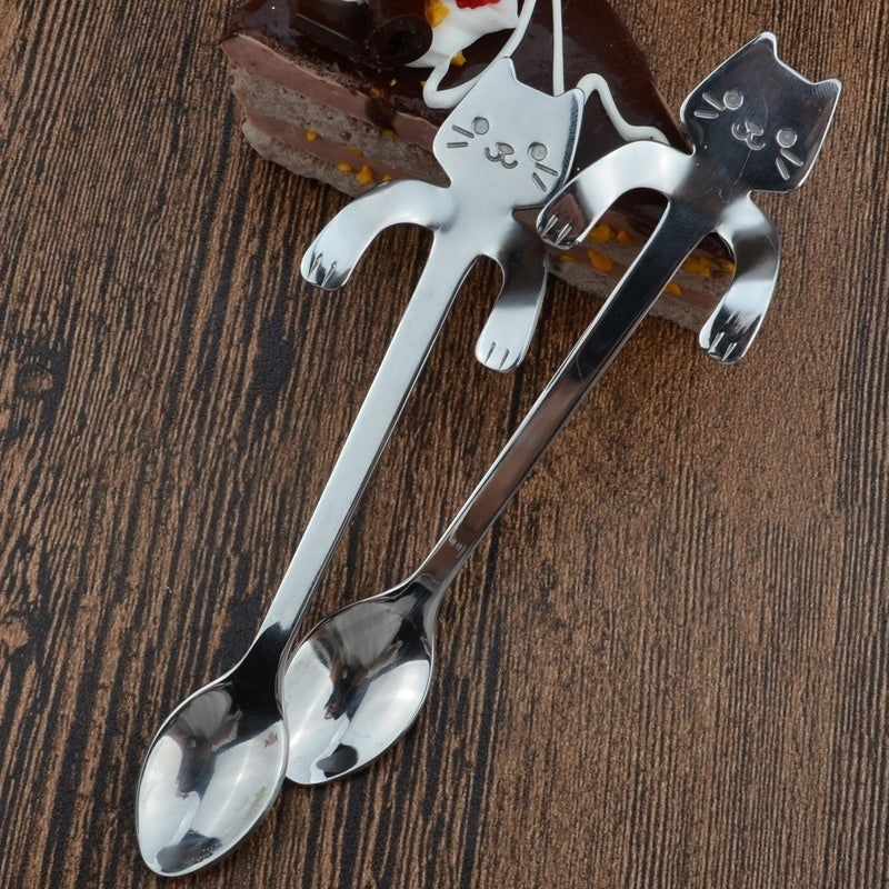 1pc Cute Cat Spoon - Fun Kitchen Gadget