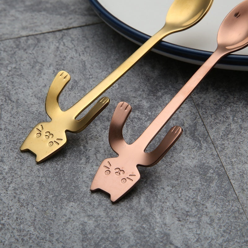 1pc Cute Cat Spoon - Fun Kitchen Gadget