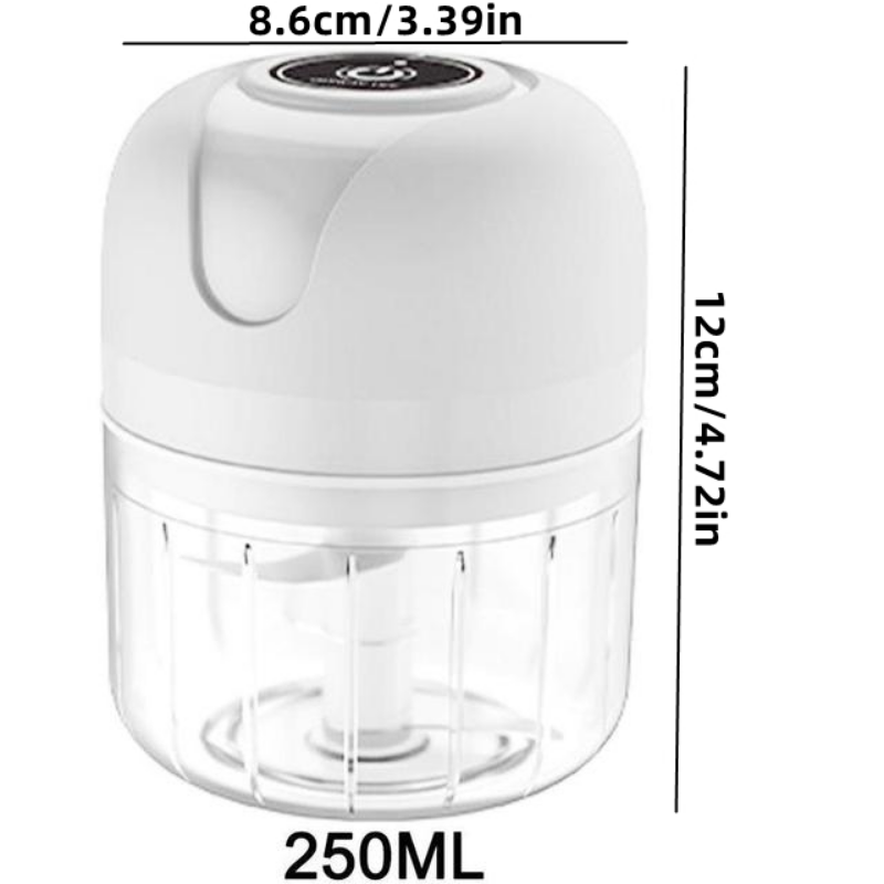 1pc Electric Garlic Chopper, Onion Chopper, USB Charging Vegetable Mincer, Electric Mini Chopper, Food Processor, Kitchen Tools