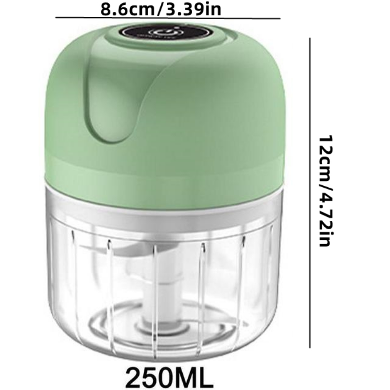 1pc Electric Garlic Chopper, Onion Chopper, USB Charging Vegetable Mincer, Electric Mini Chopper, Food Processor, Kitchen Tools