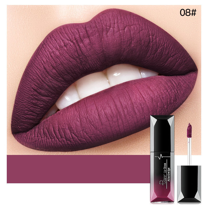 Matte Liquid Lipstick - Long-lasting, Wear-resistant, Non-stick Cup, Non-fading, Waterproof Lip Gloss