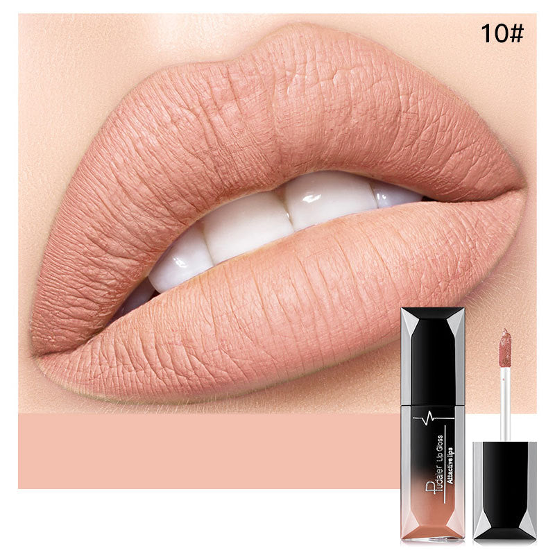 Matte Liquid Lipstick - Long-lasting, Wear-resistant, Non-stick Cup, Non-fading, Waterproof Lip Gloss