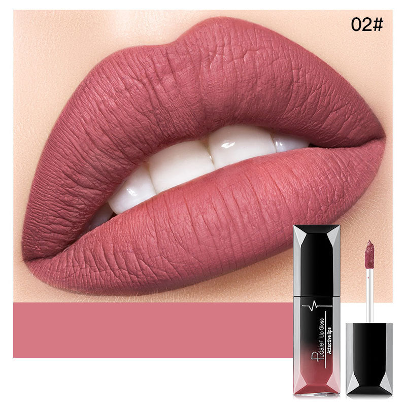 Matte Liquid Lipstick - Long-lasting, Wear-resistant, Non-stick Cup, Non-fading, Waterproof Lip Gloss