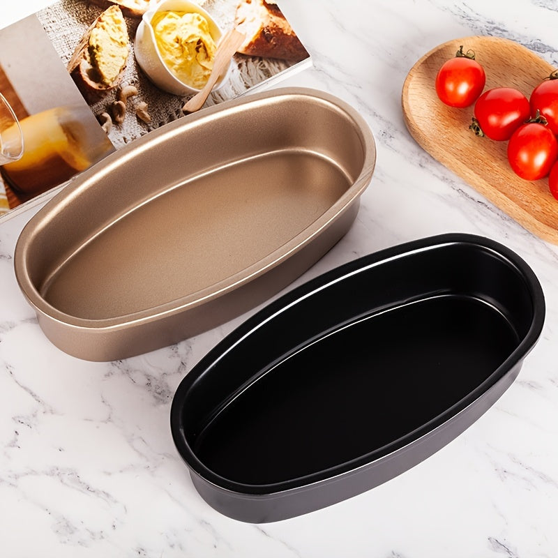 1pc Oval Cake Mould Baking Tray, Baking Pan