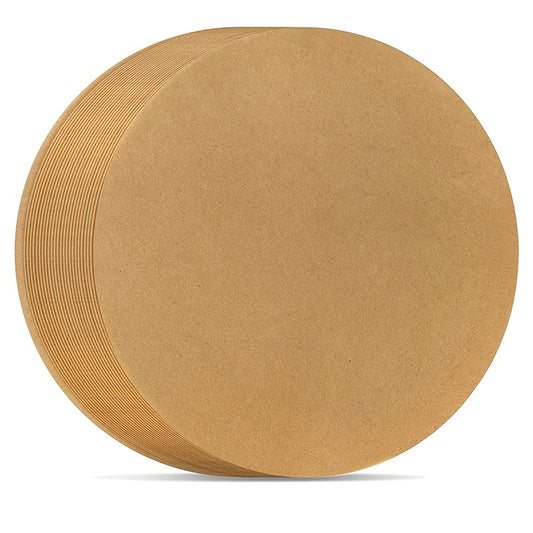 100pcs 8 Inch Non-Stick Baking Paper for Cake Pan, Air Fryer, Spring Pot, Bamboo Steamer, and More