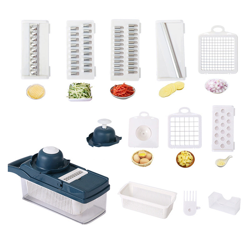 1pc Multipurpose Vegetable Chopper & Food Processor, Salad Chopper, Kitchen Supplies For Food Preparation, Kitchen Accessories