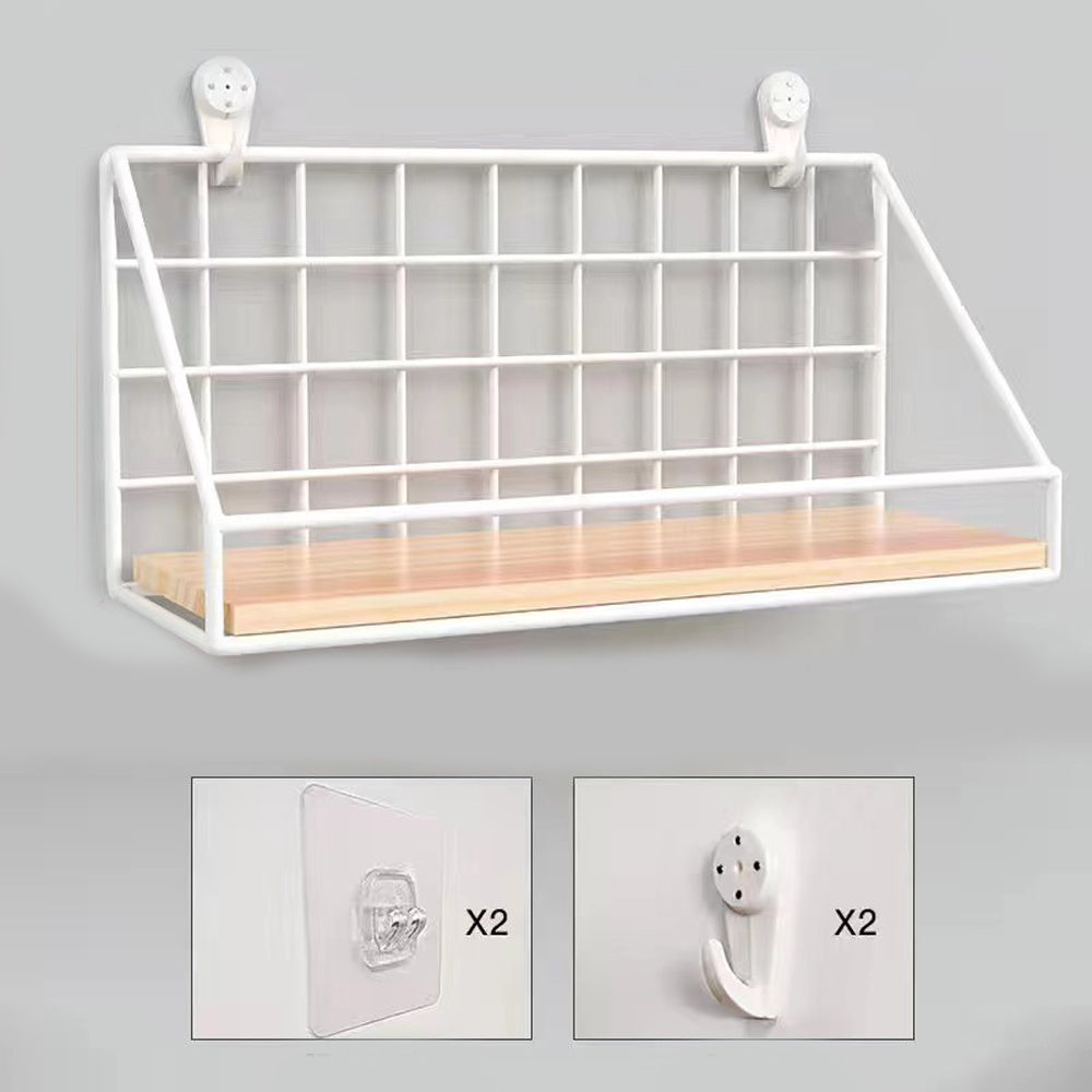 1pc Floating Shelves Wall Mounted, Hanging Storage Shelf For Bathroom, Living Room, Bedroom, Kitchen
