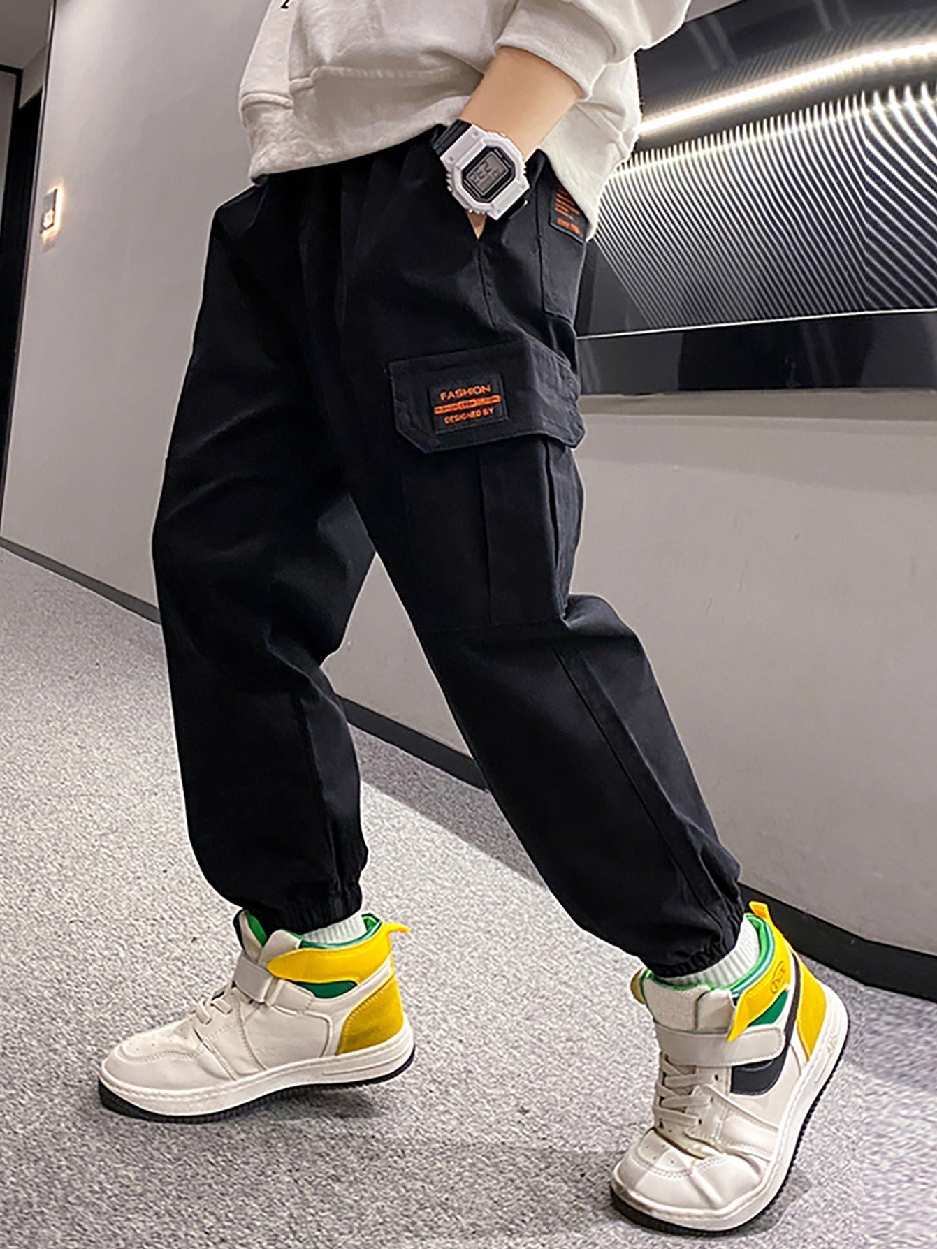 Boys' Cargo Jogger Trouser