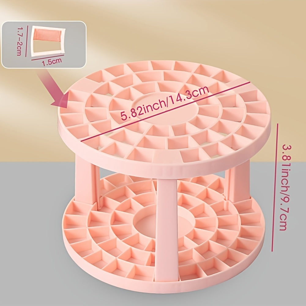 Makeup Brush Storage Rack: Lightweight and Stylish Display Stand for Organizing Eyebrow Pencils, Cosmetic Brushes, and More