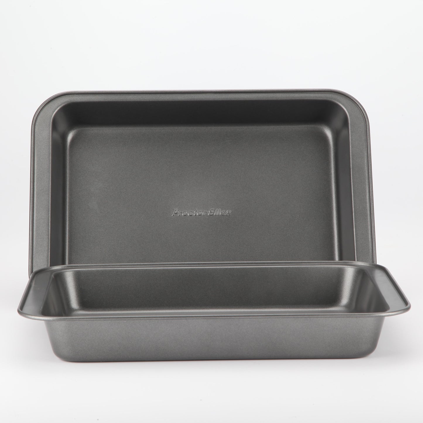 2 Piece Recipe Right Non-Stick Oblong Cake Pan Set