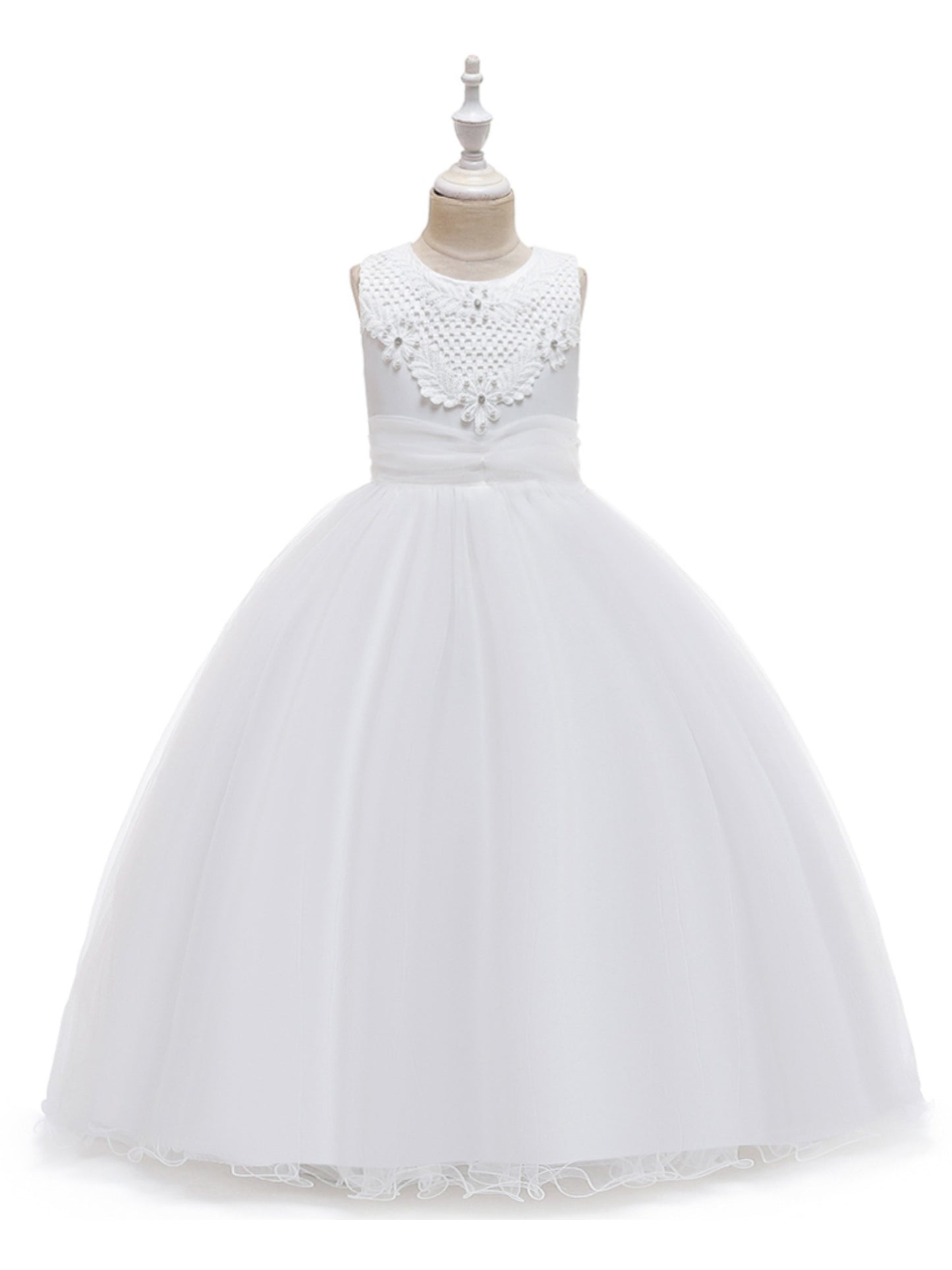 Girls Solid Princess Dress - A Perfect Choice for Holiday Celebrations and Parties