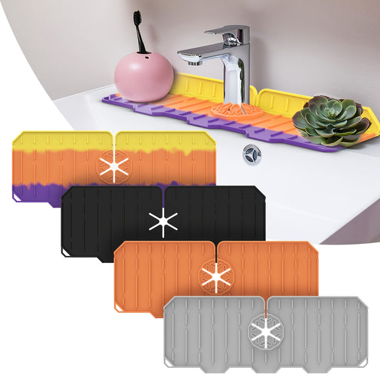 1pc Faucet Water Catcher Mat, Faucet Mat For Kitchen Sink