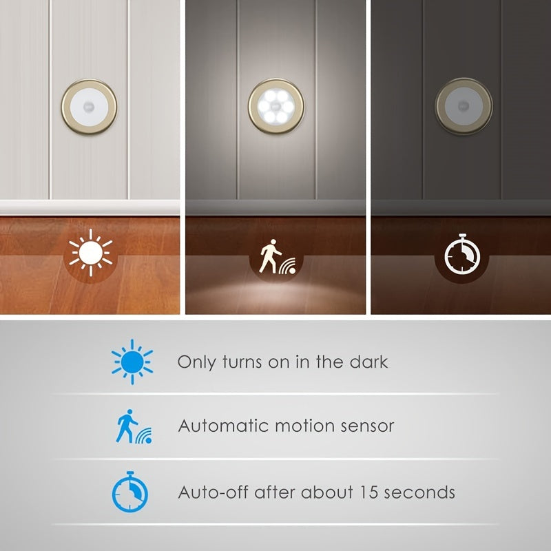 6-Piece Motion Sensor LED Night Lights