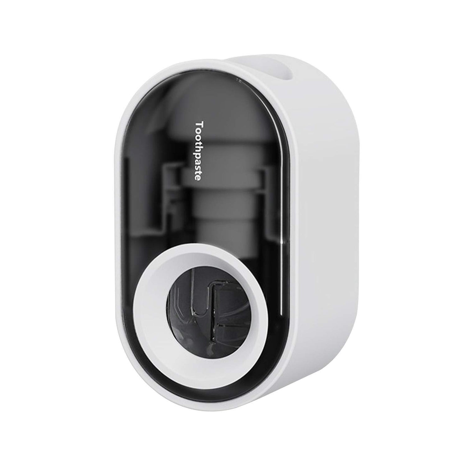 1pc Hands-Free Toothpaste Dispenser, Wall Mounted Automatic Toothpaste Squeezer, For Family Bathroom, Washroom Accessory Kit, White, Blue, Pink