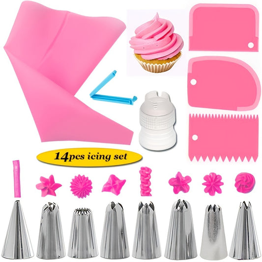 14-Piece Cake Decorating Tool Kit