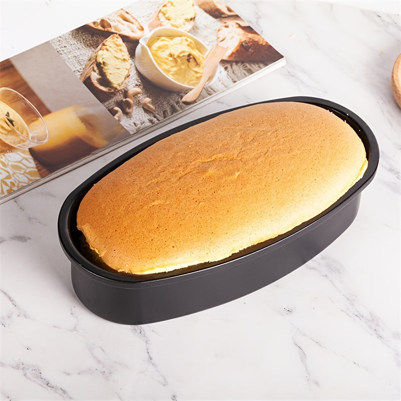 1pc Oval Cake Mould Baking Tray, Baking Pan