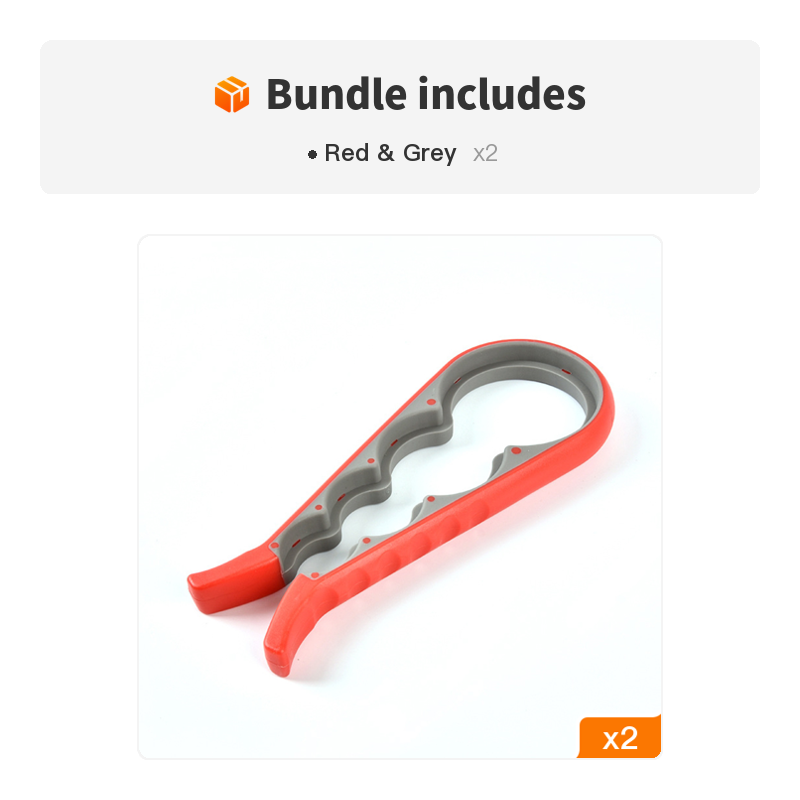 1-Piece 4-in-1 Multifunctional Bottle Opener