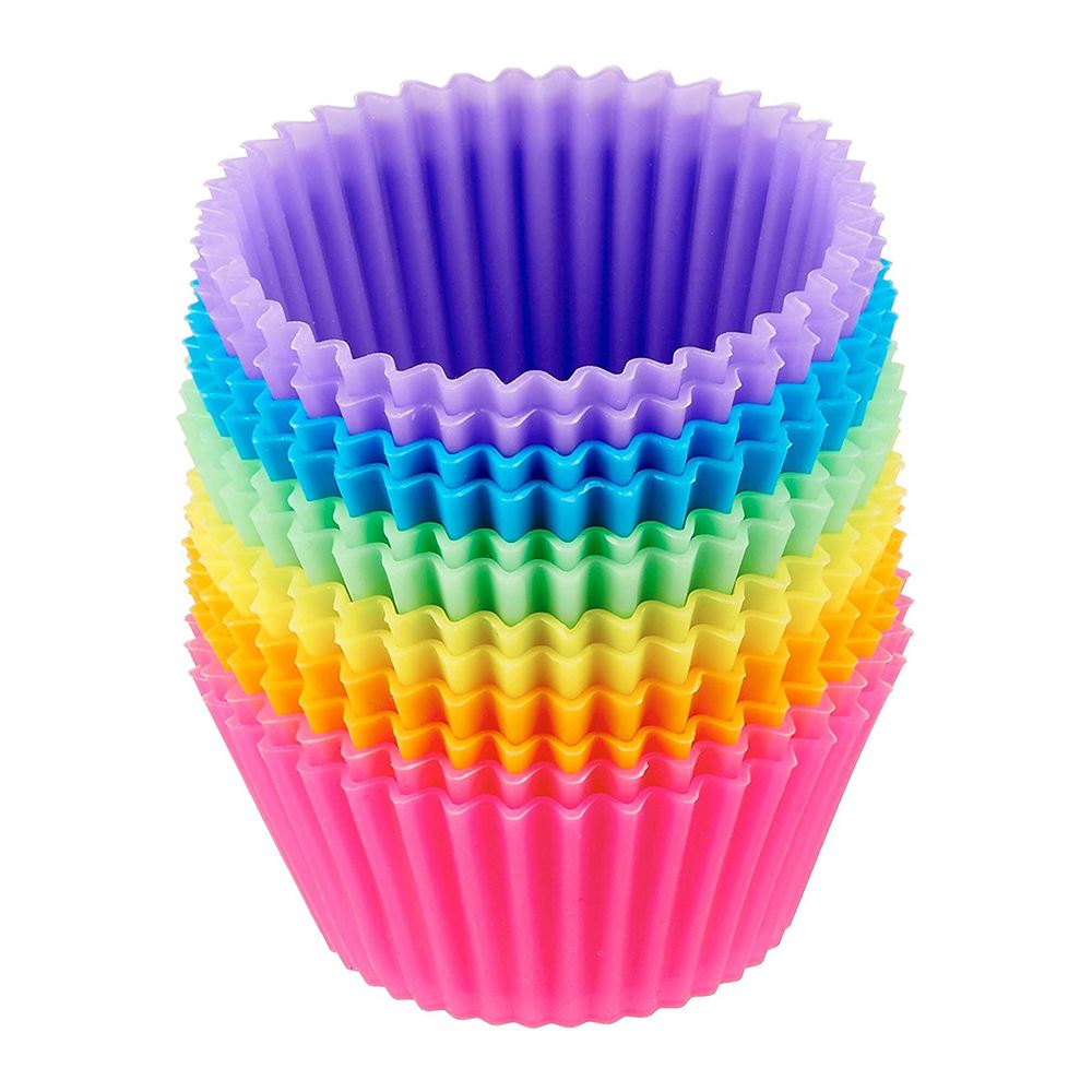 12-Piece Silicone Cupcake Pan Set