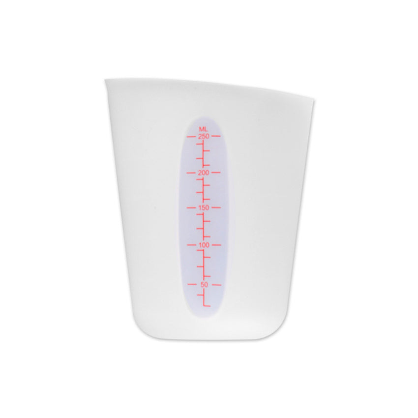 1pc Double Scale Silicone Measuring Cup, Milk Tea Shop Supplies, Baking Tools, Soft Milk Cup, Liquid Measuring Cup