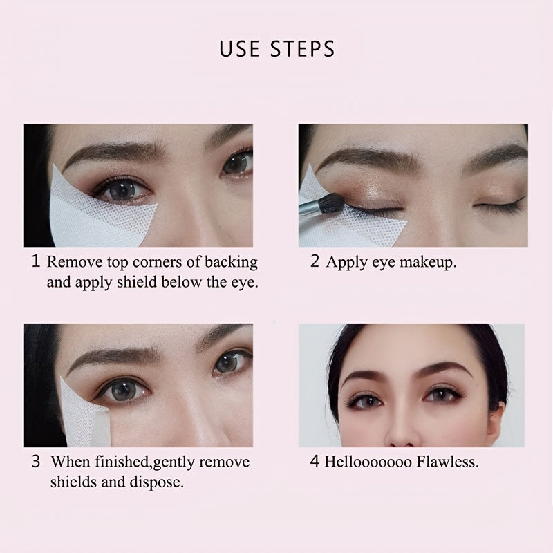20 PCS Disposable Eyeshadow Stencils: Stickers, Eye Makeup, Stencils Mold, Template, Makeup Tools