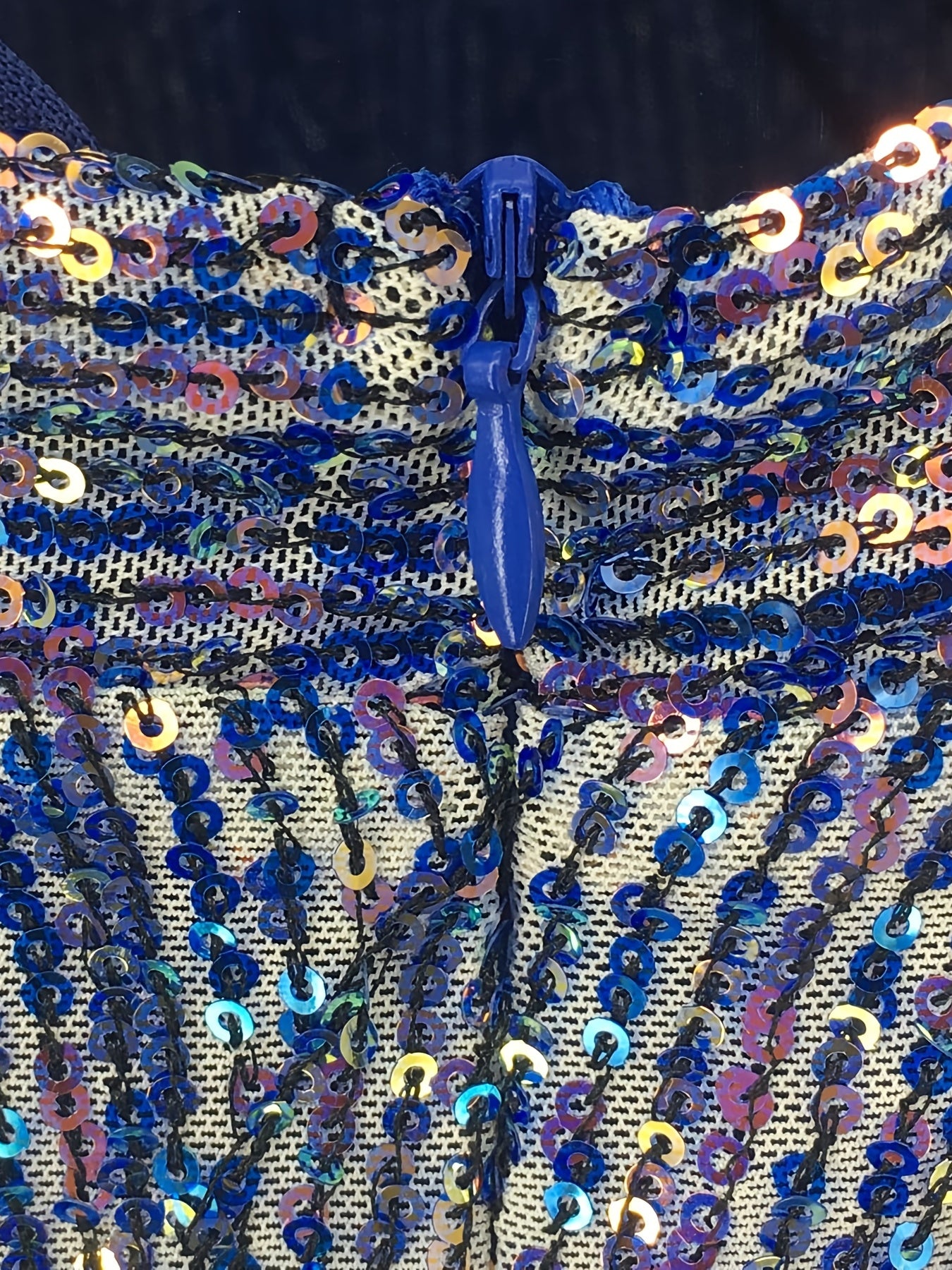 Sexy V-Neck Sequined Long Prom Gown