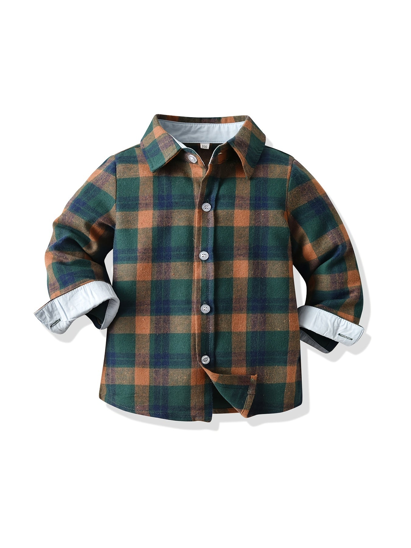 Plaid Button-Down Shirt for Baby Boys