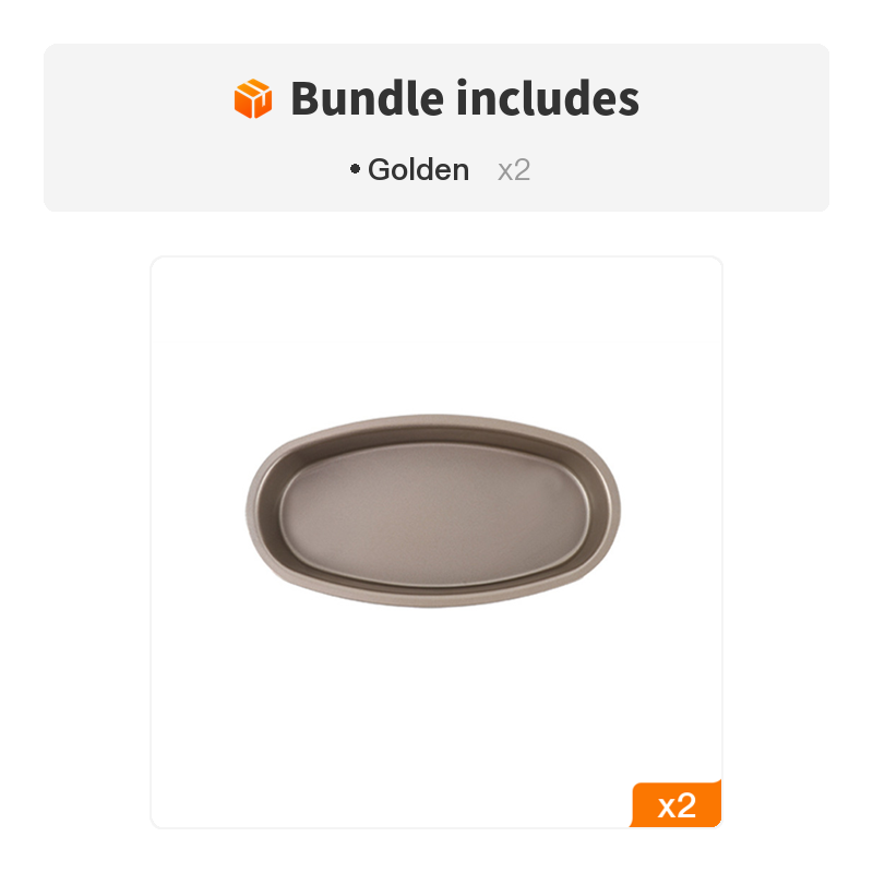 1pc Oval Cake Mould Baking Tray, Baking Pan