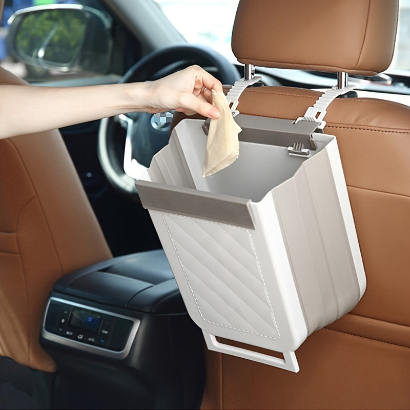 1pc Garbage Can Hanging Household Foldable Cabinet Door Classification Multifunctional Garbage Can In Kitchen