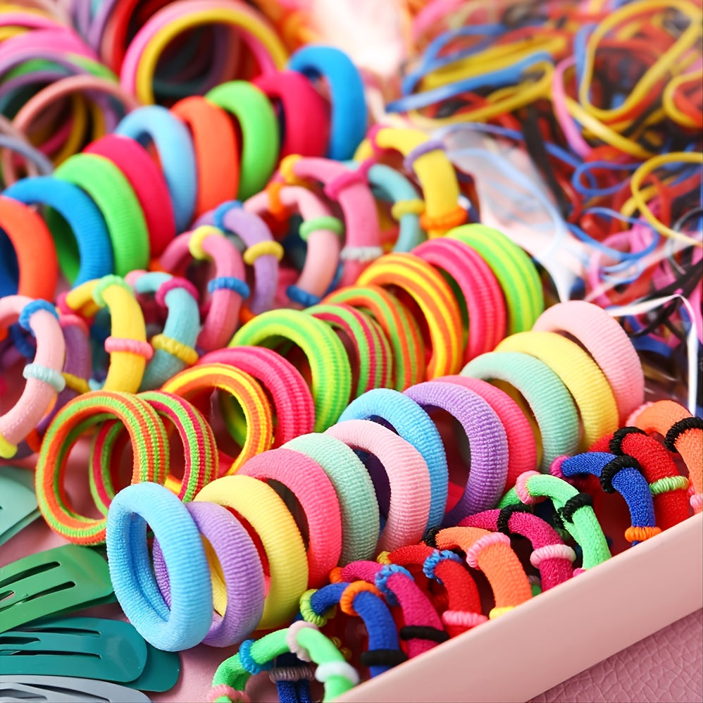 780-piece Girls Hair Accessories Elastic Hair Ties Set
